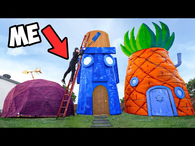 I Built Bikini Bottom in My Backyard!