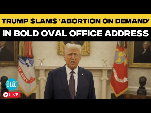 Donald Trump LIVE: President Trump Reaffirms Pro-Life Stance, Vows to End Radical Abortion Push | US