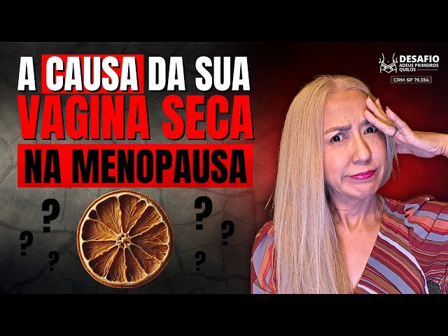 Descubra o Que Está Secando a Sua Vagina na Menopausa