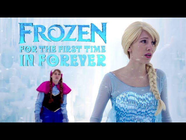 For the First Time in Forever Reprise - in Real Life | Disney Frozen | #frozen