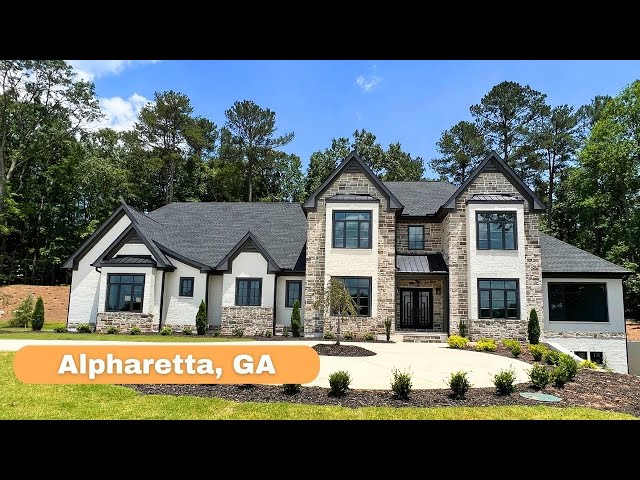 Tour This STUNNING 6,000 SQ FT Home For Sale In Alpharetta GA - 5 Bedrooms | 5.5 Bathrooms