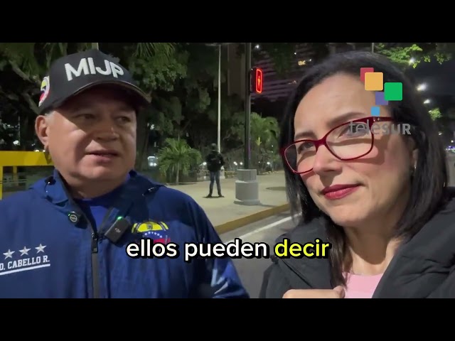 Diosdado Cabello recorre calles de Caracas el 7 enero 2025 en la madrugada