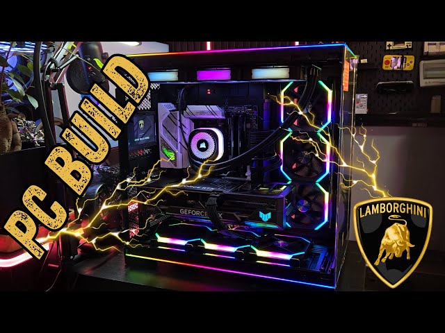 Building a Lamborghini PC for my friend!