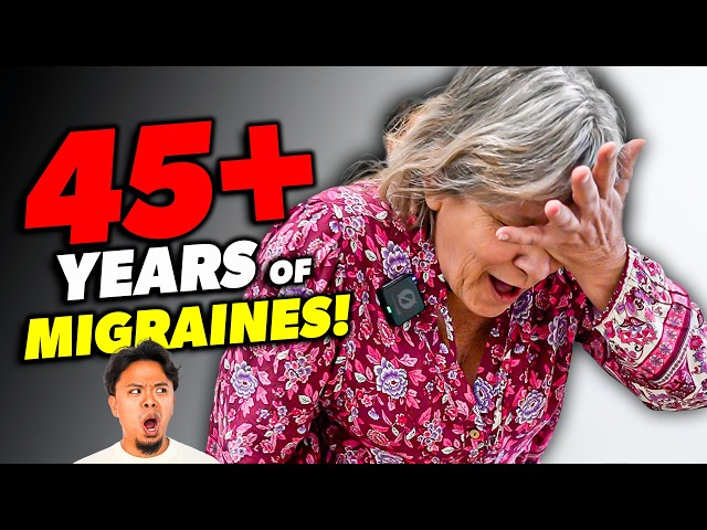 **45+ YEARS OF MIGRAINES** HEALED BY 'INSANE' CRACK!! 😱 | Asmr Chiropractic Back Pain | Dr Tubio