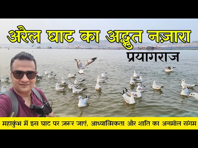 अरैल घाट से संगम तक! ऐसा नज़ारा पहले कभी नहीं देखा / Arail ghat prayagraj / maha kumbh mela 2025