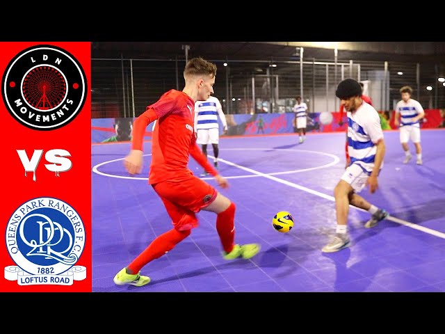 I played in a PRO FOOTBALL MATCH vs QPR! (Futsal Skills & Goals)