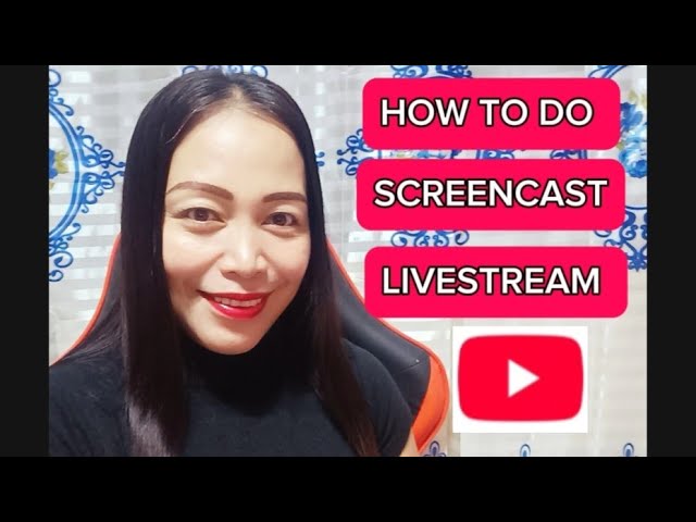 HOW TO DO SCREENCAST LIVESTREAM IN YOUTUBE #TRENDING #HIGHLIGHTS #LIVE #SCREENCAST #YOUTUBE