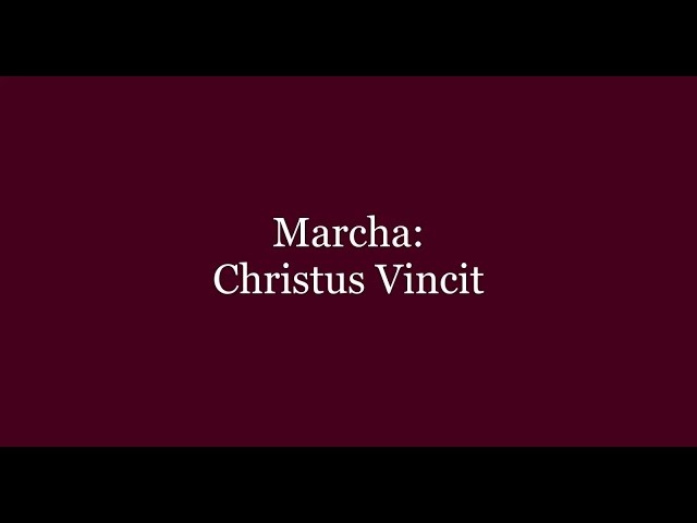 Marcha: Christus Vincit. Papel de tambor