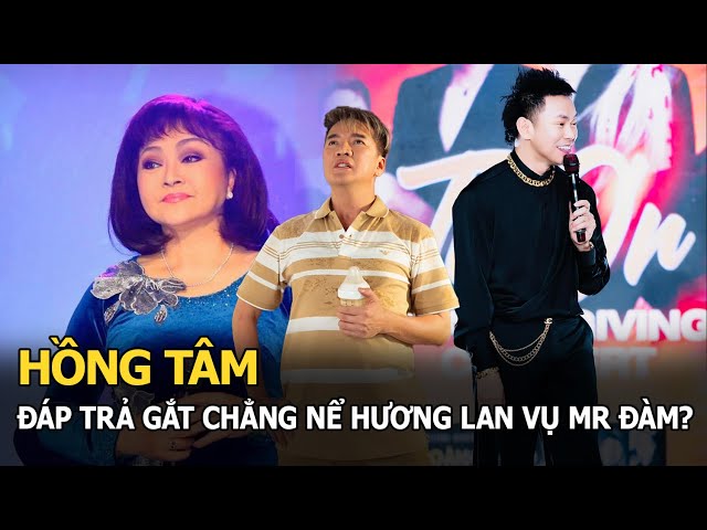 Hoài Tâm đáp trả gắt chẳng nể Hương Lan vụ Mr Đàm?