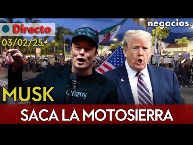 Directo: protestas contra Trump en EEUU ante el cierre de USAID: Musk saca la motosierra