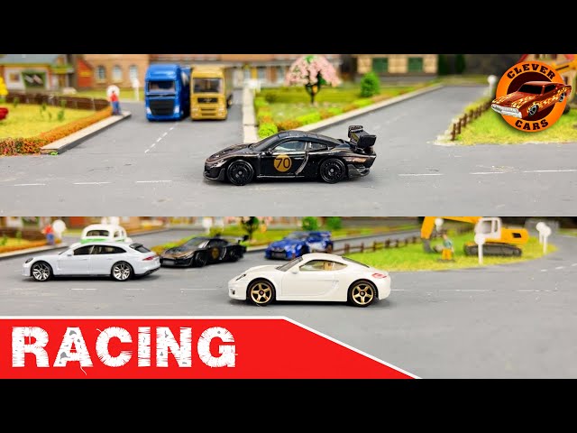 Intense DieCast Racing: Modified 1/64 Scale Cars in Action