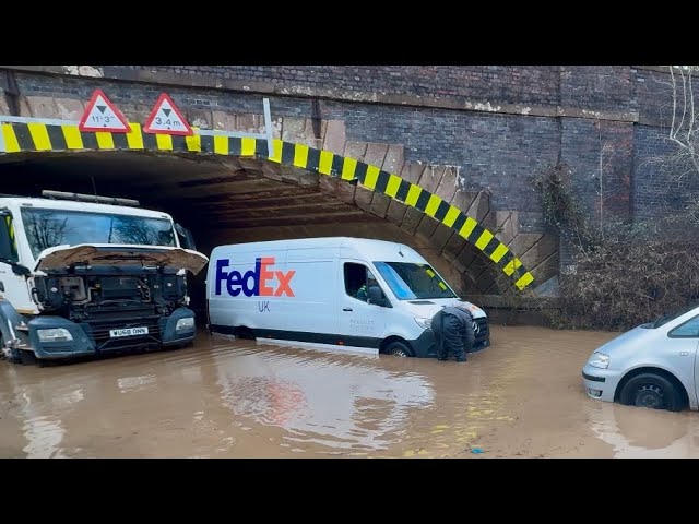 Fails Galore || UK Widespread Flooding || Vehicles vs Deep Water Compilation