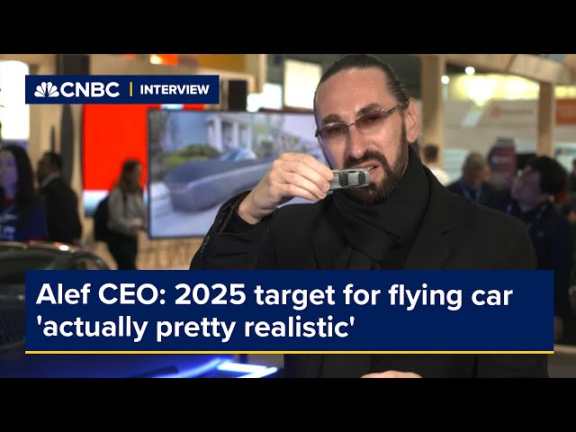 Alef CEO: 2025 target for flying car 'actually pretty realistic'