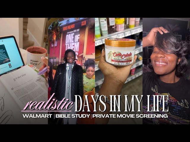 A Realistic Day in My Life: Errands, Movie Premiere "One of Those Days" & Sunday Bible Study!