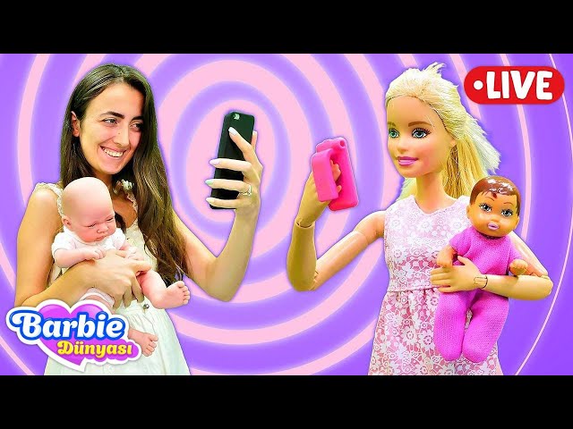 🔴 Barbie videoları! Barbie, Chelsea ve oyuncak bebek ile en güzel bebek bakma oyunları!