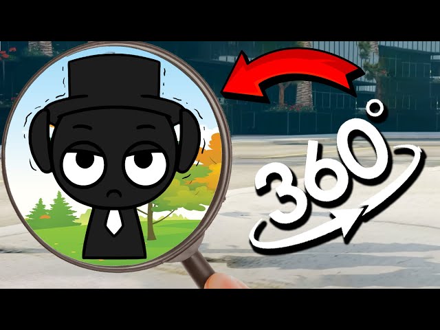 Find Sprunki Black Baby - Incredibox Sprunki Finding Challenge 360º VR Video - TDC Tan