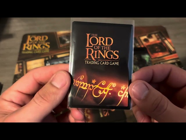 Decipher Lord of the Rings TCG 3 pack opening