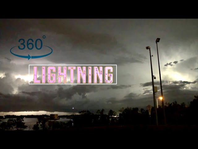 Intense 360 video Lightning strikes Australia | Samsung Gear