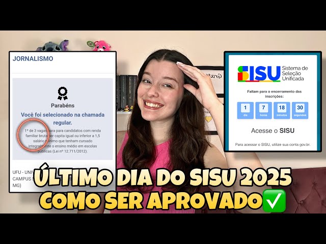 ÚLTIMO DIA DO SISU 2025 | Estratégia Final do Sisu 2025😱