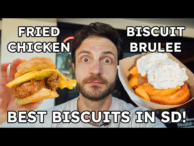 MUST EAT Biscuits Sweet and Savory in San Diego!  | Jeremy Jacobowitz