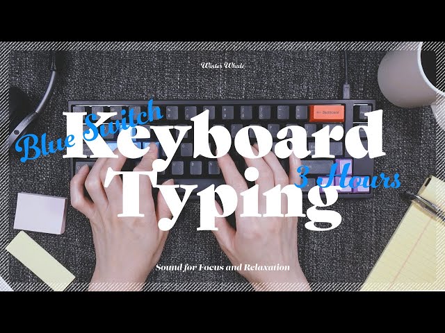 [ASMR] Keyboard Typing Sounds for Relaxing | Leopold - FC 660M | 키보드 ASMR, 타이핑 소리