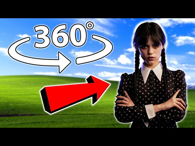 360° Wednesday Addams Finding Challenge But it's 360° degree video | VR