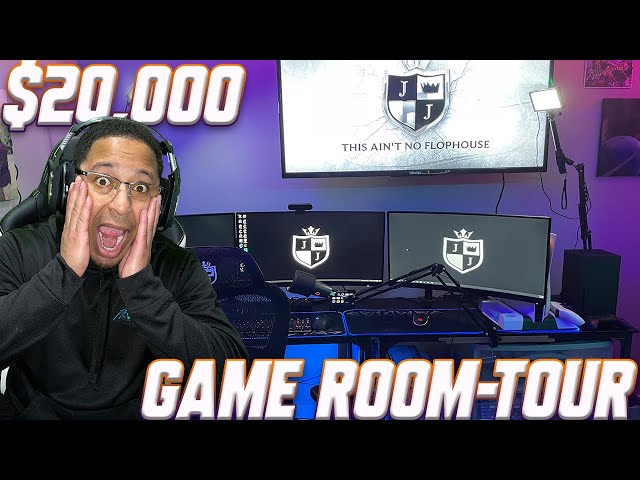 $20,000 GAME ROOM TOUR 2022 | GAMING SETUP TOUR | THE ULTIMATE GAME ROOM 2022