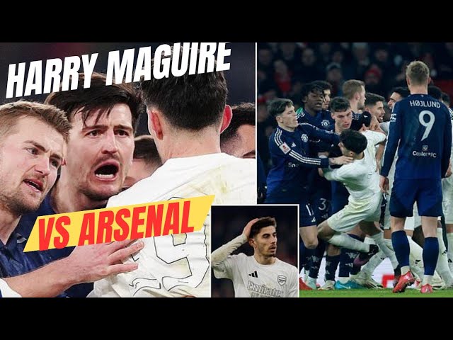 HARRY MAGUIRE VS ARSENAL | MATCH HIGHLIGHTS