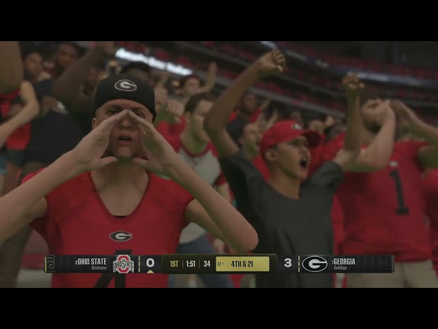 College Football 25 #2 Ohio State Vs #1 Georgia National Championship Gameplay