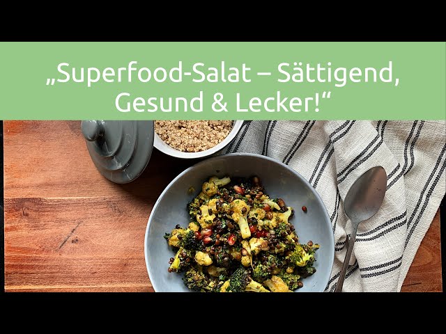 🔥 Brokkoli-Blumenkohl-Linsen-Salat – Gesund, Sättigend & Unglaublich Lecker! 🥦🥗