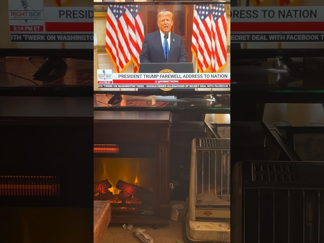 President Trump’s farewell speech !!!