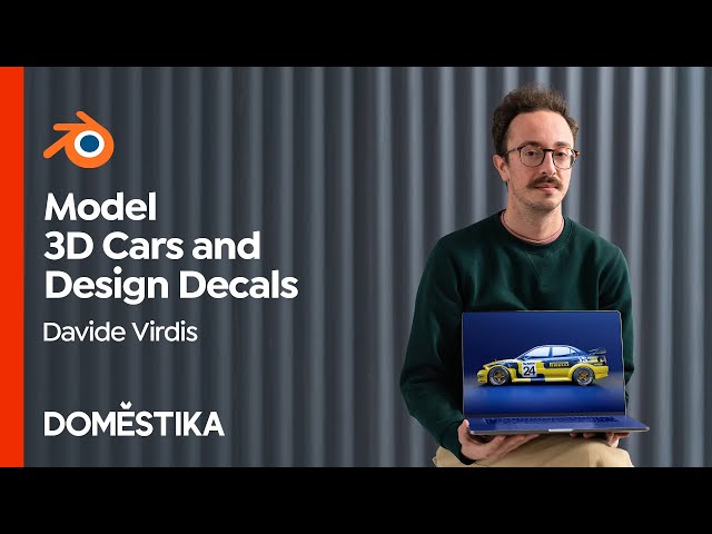 Intro to 3D Car Modeling and Livery Design - A course by Davide Virdis | Domestika English