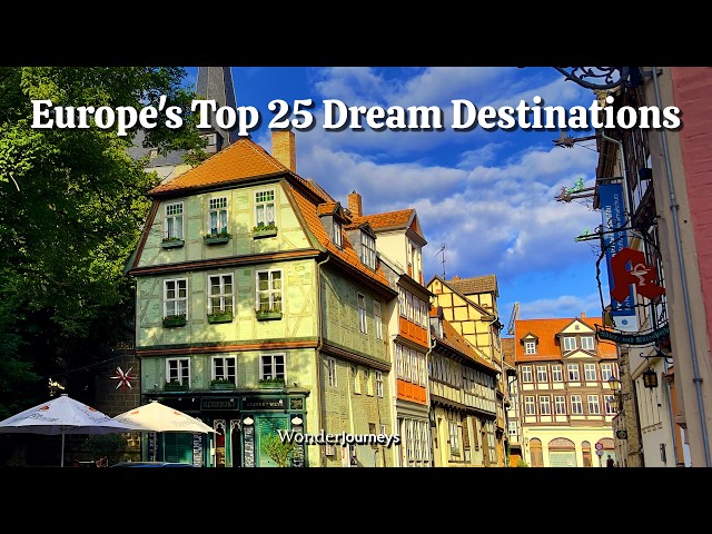 🚌 25 Top Destinations You MUST See (Travel Guide) [4k]