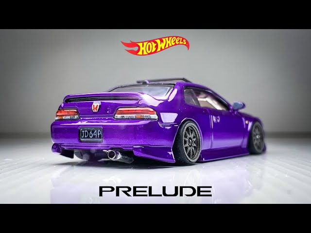 Simple and Clean Honda Prelude Hotwheels Custom