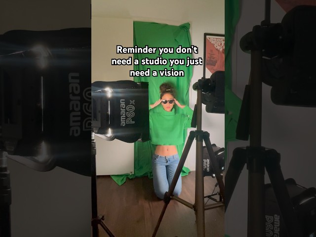 Me and my $20 green screen #shorts #inspiration #art