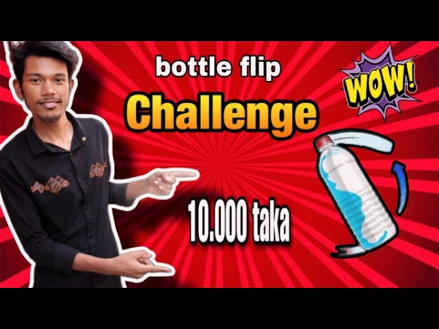 bottle flip challlange | flip  and win 10.000 taka #challenge #food_vlog #bdfood #bhojon_rosik #food