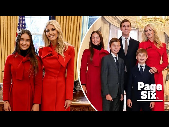 Ivanka Trump shares new family photos in the White House with Jared Kushner, kids and more