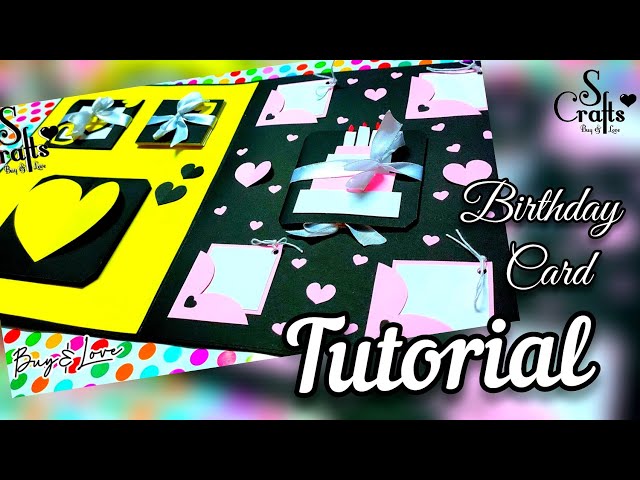 Birthday Card full Tutorial ✂️ | Handmade | Birthday card ideas | Gift making | S Crafts