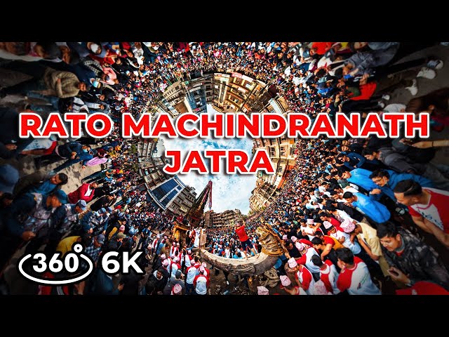 Rato Machindranath Jatra 360 Video \\ Festival of Nepal