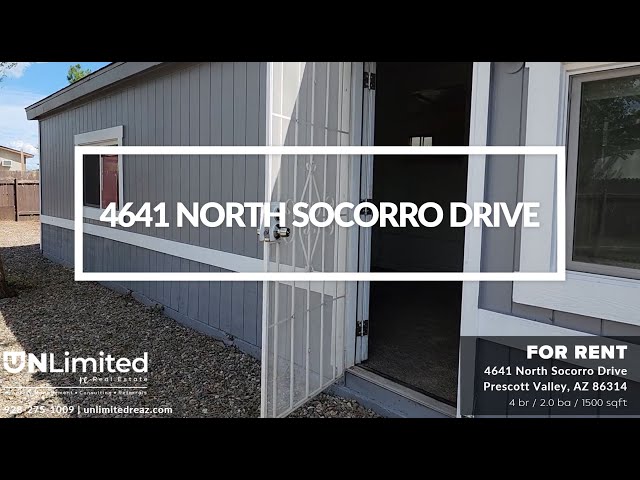 4-Bed, 2-Bath Mobile Home Prescott Valley Rental - 4641 North Socorro Drive