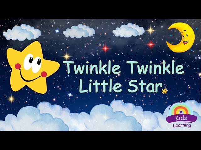 🌟 Twinkle Twinkle Little Star | Animated Nursery Rhymes for Kids 🌟