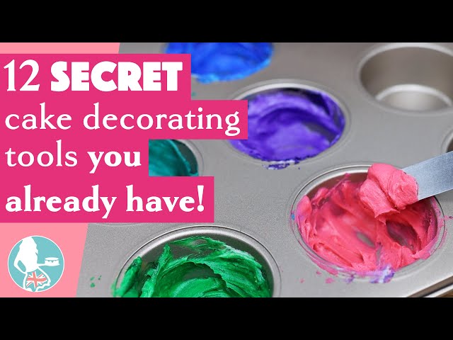 12 Secret Cake Decorating Tools You Already Have!