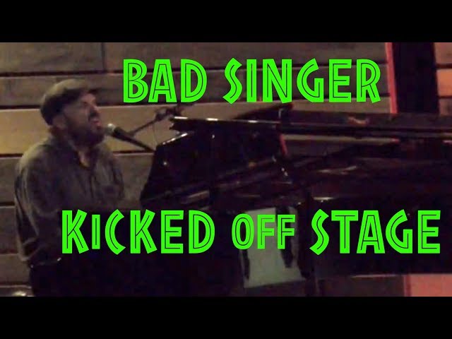 Bad Singer taken off stage at Church