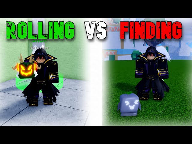 Rolling 100 Fruits VS Finding 100 Fruits in Blox Fruits