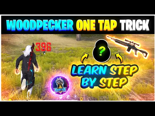 Woodpecker One Tap Headshot Trick 🔥| Step By Step Explained | Woodpecker Headshot Setting Free Fire