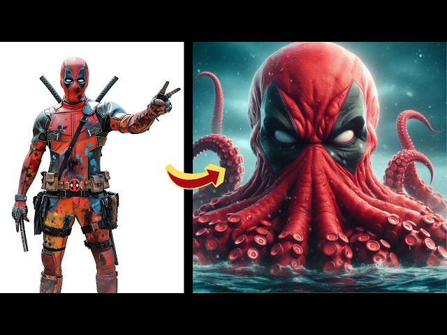 AVENGERS But SUPER OCTOPUS SUPERHEROES🔥 All Characters Marvel & DC 2025💥