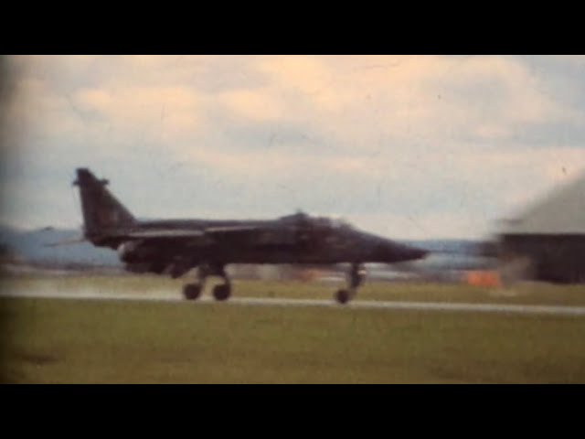 Vintage  8mm cine film Airshows from late 1970's  before Health and Safety RAF Gnats buccaneer etc