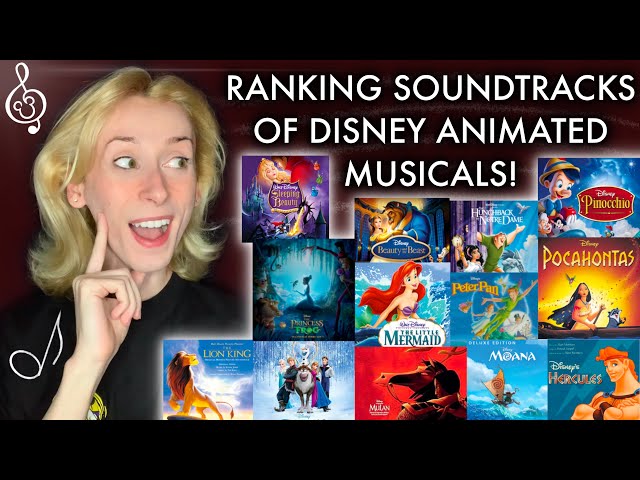 RANKING SOUNDTRACKS OF DISNEY ANIMATED MUSICALS!! 🎺🪇🥁 with Nicky Marra!