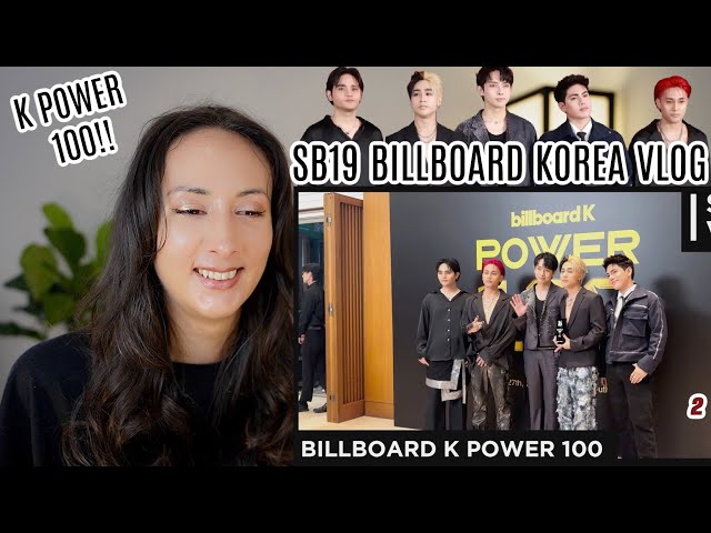 [SB19 VLOGS] Billboard K POWER 100 REACTION