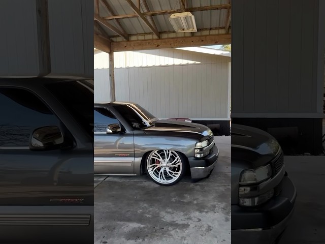 NBS Chevy Silverado Dropped On 26s Billets